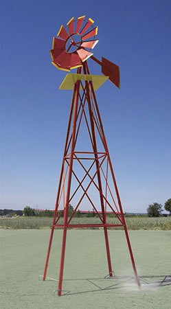 DEMA Deko Garten Windrad ø 550mm, rot