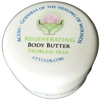 ATTIS Aceso Regenerating Body Butter for Problem Skin - Handmade - 100% Natural Oils - Vegan - 1.7oz (50ml)