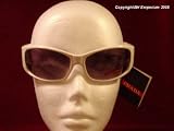 Authentic Women's Prada White Sunglasses W/ Light Amethyst Lenses