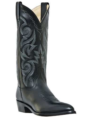 Dan Post Mens Milwaukee Western Black Leather Boot 8 D US