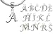 GlitZ JewelZ Silver and CZ Letter A Charm