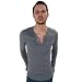 American Apparel T457 Baby Thermal Long Sleeve Henley