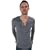 American Apparel T457 Baby Thermal Long Sleeve Henley