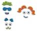 Wilton Make a Face People Icing Decorations