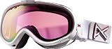 Anon Damen Skibrillen SOLACE PAINTED, white emb/pink sq, 255161