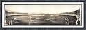 Historic New York 1913 Polo Grounds Panorama, Elegant Black Antique, 12x41" M-P