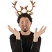Reindeer Velvet Covered Antler Headband