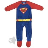  : Superman Footed Sleeper Pajamas for Toddler Boys
