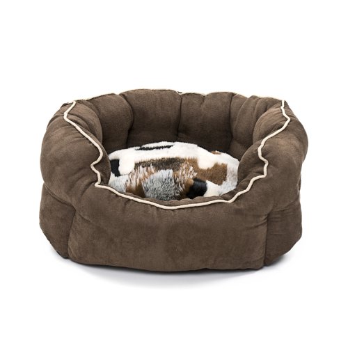 Wolters Cat&Dog Royal Dreams 51526 Softbett Goat 45cm Microfaser braun/Webpelz grau Preisvergleich