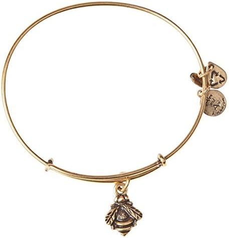 Alex and Ani Bumblebee Charm Bangle Rafaelian Gold Finish Bracelet A12EB15RG