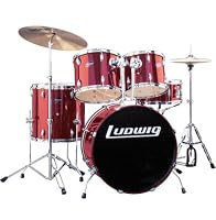 Ludwig Combo Drum Kit - Wine Red from Ludwig