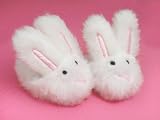 White Bunny Slippers. Fit 18