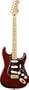 Fender Deluxe Players Strat� Electric Guitar, Crimson Transparent, Maple Fretboard