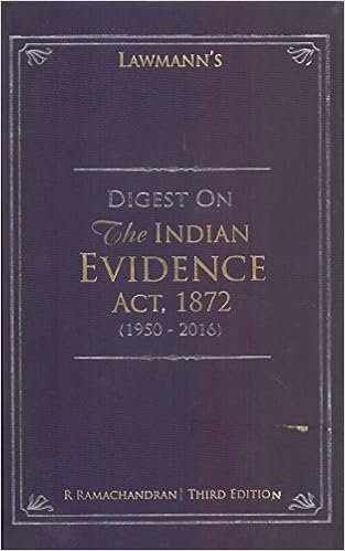 Digest of Indian Evidence Act, 1872 (1950-2016) (Law Books)