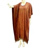 Handmade Paisley Design Jamawar Cotton Kaftan Or Caftan (Free Shipping) Cftn0011