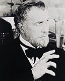 Vincent Price 12x16 Matte B&W Photo (House of Wax)
