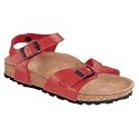 Birkenstock Back Strap ''Rio'' from Birko-Flor in ice pearl olivine with a narrow insole