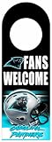 NFL Carolina Panthers Wood Door Hanger