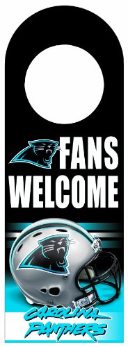 NFL Carolina Panthers Wood Door Hanger