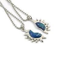 Mood Best Friends Sun Pendant with on Silver Ball Chain