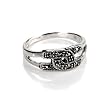 FOJO's Interlocked Marcasite Ring