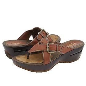 Cole Haan Air Darby Dark Amber Thong Sandals by Cole Haan