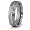 6mm Eternity Titanium Ring with CZ - Size 10