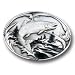 Pewter Belt Buckle - Fish & Stream