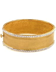 CleverEves 18Kt Gold Y Hammered Bangle 22mm