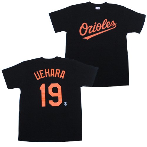 MAJESTIC オリオールズ Name＆No. Tシャツ No.19 上原 UEHARA
