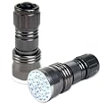 'GIANT Light - Small Package' Flashlight - 21 LED! Gunmetal Silver