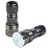 GIANT Light - Small Package Flashlight - 21 LED! Gunmetal Silver Color