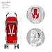 Maclaren Techno XT Stroller, Cardinal Red/Silver