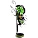 Mardi Gras Mask Earrings & Ring Holder Green 17H