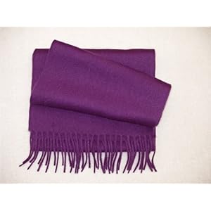 Man Pure Cashmere Scarf --- Royal Purple Color Extra Long O-my-cashmere© Brand Sold Only Under Omygoodies