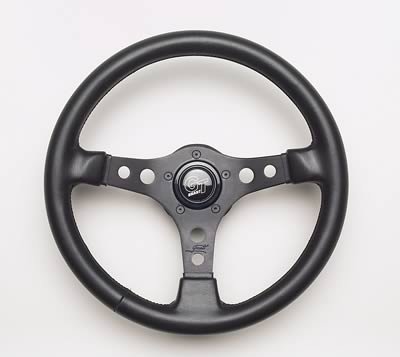 Grant 774 Wheel Black Leather 14 In
