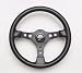 Grant 774 Wheel Black Leather 14 In