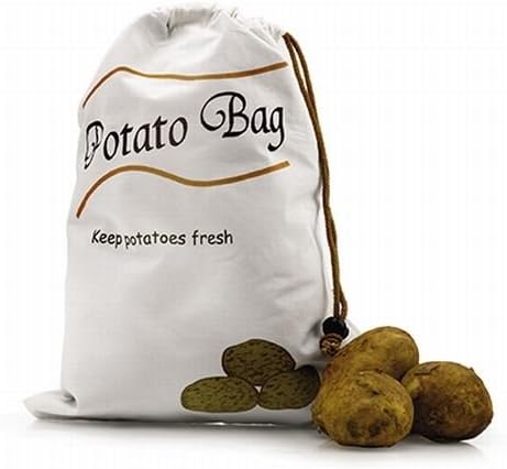Cotton Potato Bag - With Zipped Bottom