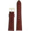 Watch Band Snake Grain Genuine Leather Easy Change Brown 20mm Watch Band Snake Grain Genuine Leather Easy Change Brown 20mm
