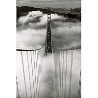 Misty Morning (Golden Gate Bridge) Art Poster Print