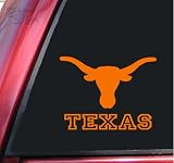 Texas Longhorn UT Vinyl Decal Sticker - Orange