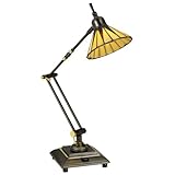Gotham Tiffany Style Downbridge Desk Lamp