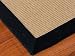 Natural Beauty Jute Rug 6x9 - Black, Environmentally Friendly