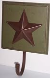 ABC Products Antique Green Square Rusty Star & Rusty Hanger