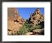 Petroglyphs Drawn in Sandstone by Anasazi Indians Around 500 Ad, Valley of Fire State Park, Nevada Collections Framed Art Poster Print by Fraser Hall, 22x18