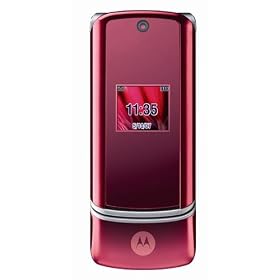 Motorola KRZR K1 Rose Red Unlocked Cell Phone with 2 MP Camera, MP3/Video Player, MicroSD Slot--International Version with No Warranty (Rose)