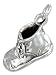 STERLING SILVER THREE DIMENSIONAL BABY BOOTIE CHARM