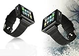 LCE(TM)Unlocked Touch Screen Hidden Camera Wrist Watch Mobile Cell Phone GSM Quadband 1.8 inch
