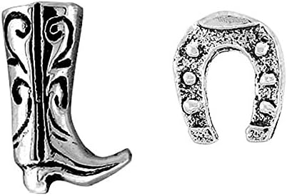 Sterling Silver Giddyup Stud Earrings