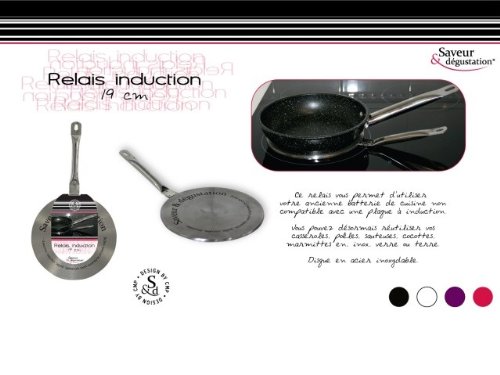 Relais plaque à induction 19 cm